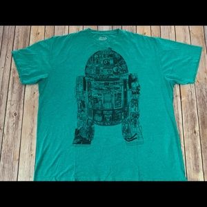 Vintage Star Wars R2D2 graphics T-shirt 2XL